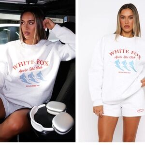 White fox Apres Ski Club Women's sweater